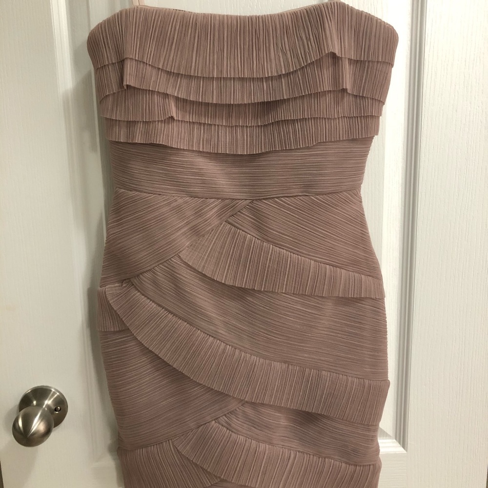 BCBG Strapless cocktail dress